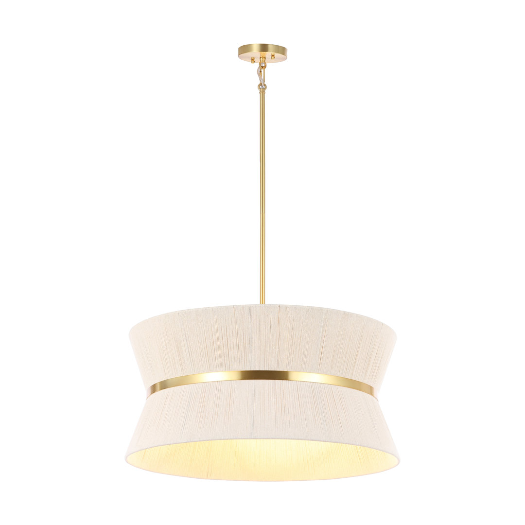 Abbington 4 - Light Iron Dimmable Chandelier
